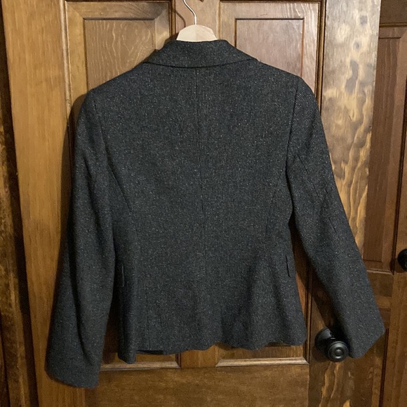 Grey Benetton Tweed Jacket - Picture 3 of 5